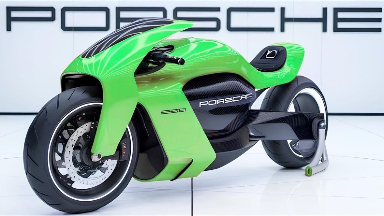 Viper 119 Futuristic Porsche Motorcycle Concept – Ultra-Modern Luxury Superbike Design with Advanced Technology, Aerodynamic Performance, and Next-Generation Innovation
